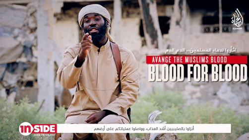 Still frame from Islamic State video - ALLOW IMAGES
