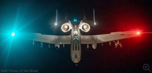 An Air Force A-10 Thunderbolt II flies a routine mission over the U.S. Central Command area of responsibility, Jan. 3, 2025. Image: DoD - ALLOW IMAGES