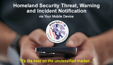 AlertsUSA - Homeland Security Threat, Warning and Incident Notification via Your Mobile Device. - ALLOW IMAGES