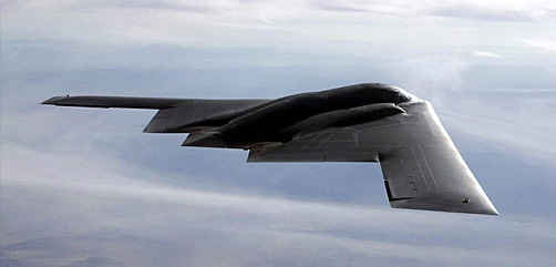 A B-2 Spirit bomber deployed from Whiteman Air Force Base, Missouri, flies near Joint Base Pearl Harbor-Hickam, Hawaii, during an interoperability training mission Jan. 15, 2019. The aircraft are flying in support of a U.S. Strategic Command Bomber Task Force mission. U.S. Strategic Command’s Bomber Forces regularly conduct combined theater security cooperation engagements with allies and partners, demonstrating the U.S. capability to command, control and conduct bomber missions across the globe. (U.S. Air Force photo)  - ALLOW IMAGES
