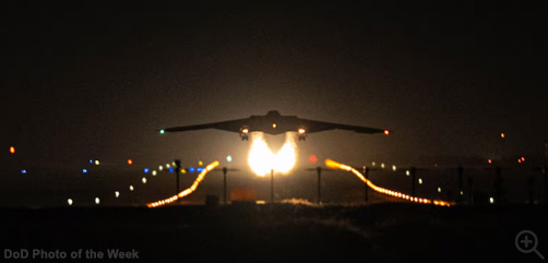 An Air Force B-2 Spirit prepares for Operation Midnight Hammer at Whiteman Air Force Base, Mo., June 21, 2025.  Image: DoD - ALLOW IMAGES