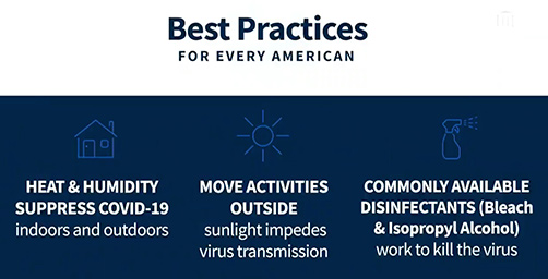Best practices for every American by DHS.