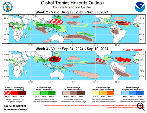 Global Tropics Hazards Outlook -  ALLOW IMAGES