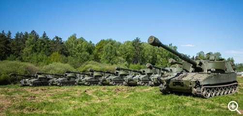 Norwegian M109A3GN 155mm self-propelled howitzers. In total, 22 of these howitzers were received by Ukraine from Norway along with ammunition and spare parts. - ALLOW IMAGES