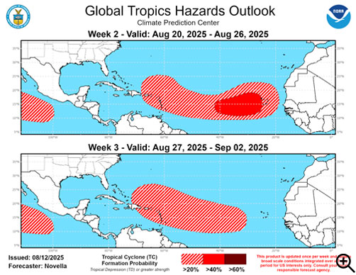 Global Tropics Hazards Outlook - ALLOW IMAGES
