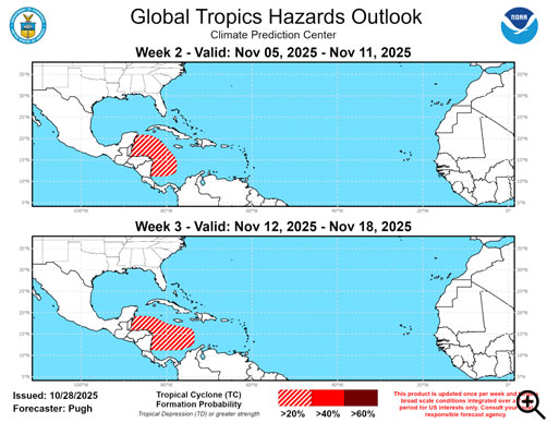 Global Tropics Hazards Outlook - ALLOW IMAGES