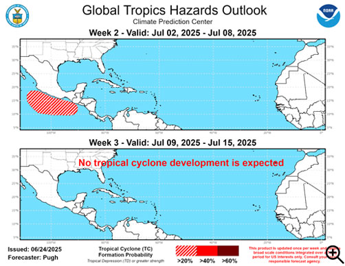 Global Tropics Hazards Outlook - ALLOW IMAGES