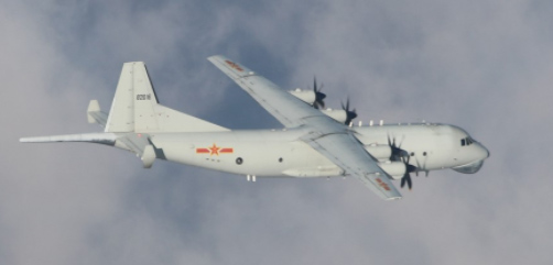 A Chinese KQ-200 Maritime Patrol Aircraft (also known as Y-8Q or GX-6 or High New 6).  - ALLOW IMAGES