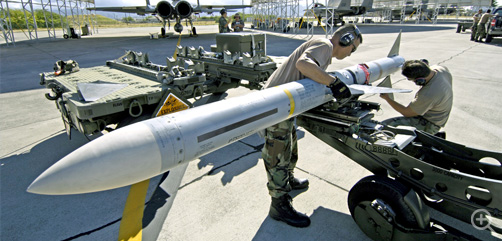The latest drawdown of military hardware for Ukraine announced this week include AIM-7 Sparrow air-to-air missiles with a high-explosive warheads. The AIM-7 has all-weather, all-altitude operational capability and can attack high-performance aircraft and missiles from any direction. DoD - ALLOW IMAGES