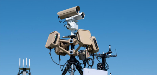 A counter drone system monitors the skies at Powidz Air Base in Poland on May 13, 2024. Image: USAF.
 - ALLOW IMAGES