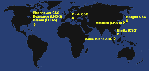 Fleet and Marine Tracker Map as of January 30, 2023.  - ALLOW IMAGES