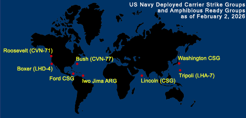 Fleet and Marine Tracker Map as of Feb 2, 2026.  - ALLOW IMAGES