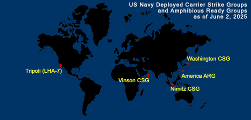 Fleet and Marine Tracker Map as of June 2, 2025.  - ALLOW IMAGES