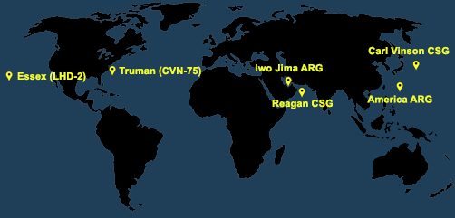 Fleet and Marine Tracker Map as of Aug 23, 2021  - ALLOW IMAGES