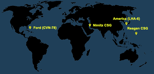 Fleet and Marine Tracker Map as of Sept 21, 2020  - ALLOW IMAGES