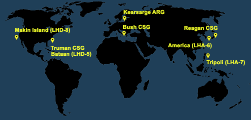 Fleet and Marine Tracker Map as of Sept 19, 2022.  - ALLOW IMAGES
