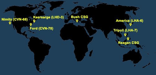 Fleet and Marine Tracker Map as of Oct 13, 2022.  - ALLOW IMAGES