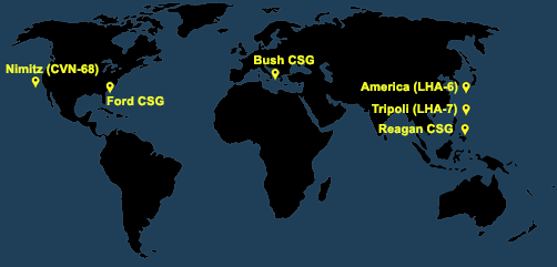 Fleet and Marine Tracker Map as of Oct 24, 2022.  - ALLOW IMAGES