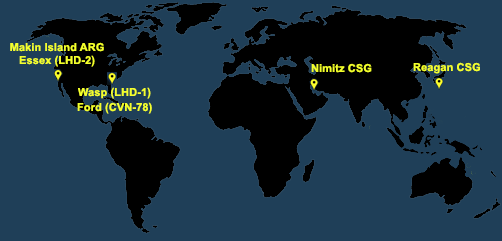 Fleet and Marine Tracker Map as of Nov 9, 2020  - ALLOW IMAGES