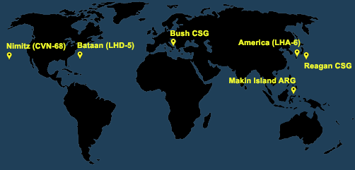 Fleet and Marine Tracker Map as of Dec 12, 2022.  - ALLOW IMAGES
