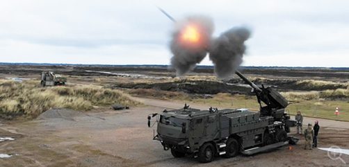 The government of Denmark has donated numerous CAESAR 155 mm artillery pieces to Ukraine. CAESAR has a rate of fire of 6 shots in less than 60 seconds with a firing distance of 40 km (depending on ammunition type). Photo: Simon Elbeck / Danish Armed Forces   - ALLOW IMAGES