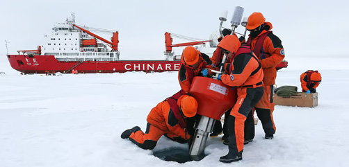 China in the Arctic: Benign Activities or Hidden Agenda?  - Image: Xinhua - ALLOW IMAGES