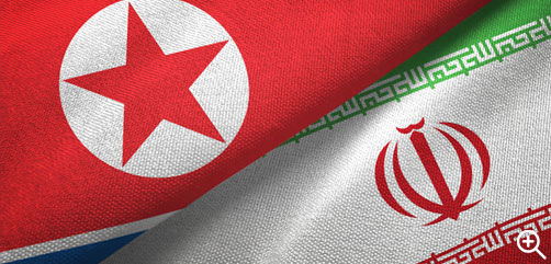 Click to Enlarge - N. Korea and Iranian flags. - ALLOW IMAGES