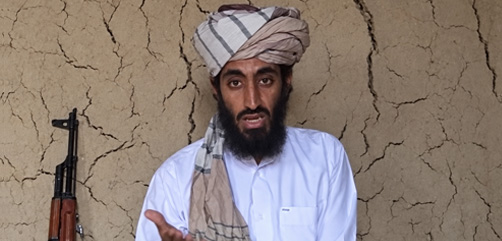 Hamza bin Laden, the son of Osama bin Laden. - ALLOW IMAGES