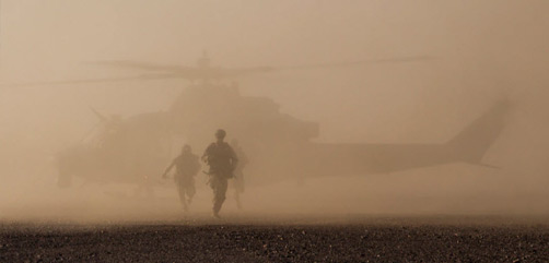 Marines prepare to conduct a vehicle interdiction during a weapons and tactics instructor course at Yuma Proving Ground, Yuma, Ariz., Sept. 25, 2021. - ALLOW IMAGES