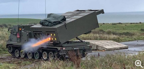 More UK-supplied M270 MLRS have arrived in Ukraine. - ALLOW IMAGES