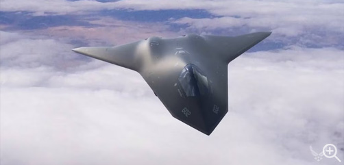 Concept art from the Air Force Research Laboratory showing a potential next-generation fighter concept. Image: AFRL - ALLOW IMAGES