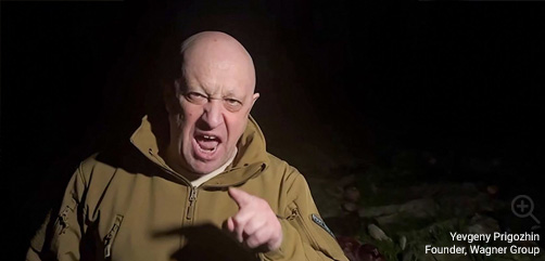 Yevgeny Prigozhin, the founder of the Russian Wagner paramilitary group. - ALLOW IMAGES