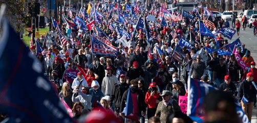 Caution Urged at Upcoming Trump Rallies - ALLOW IMAGES