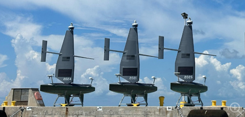 Saildrone Voyager Unmanned Surface Vessels (USVs) are being deployed from Key West in support of the U.S. 4th Fleet’s Operation Windward Stack, Sept. 13, 2023. Image: DoD - ALLOW IMAGES