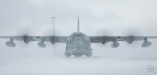 Marines prepare to taxi a KC-130J Super Hercules after the conclusion of Exercise Nordic Response 24 at Andenes, Norway, March 16, 2024. The exercise is designed to enhance military capabilities and allied cooperation in high-intensity warfighting scenarios under challenging Arctic conditions, while providing Marines opportunities to train alongside NATO allies and partners. Image: DoD - ALLOW IMAGES