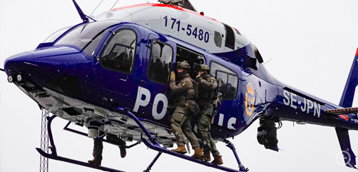 Stockholm, Sweden SWAT team during a training exercise. 
Image: DepositPhotos - ALLOW IMAGES