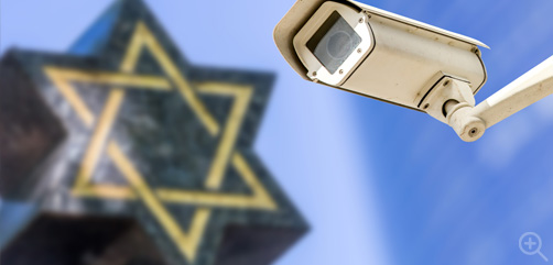 Synagogue security camera. Image: DepositPhotos.com - ALLOW IMAGES