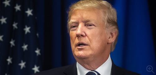 Donald Trump, the 45th President of the United States. Image: DepositPhotos - ALLOW IMAGES