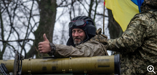 Ukranian tank crew member.  - ALLOW IMAGES