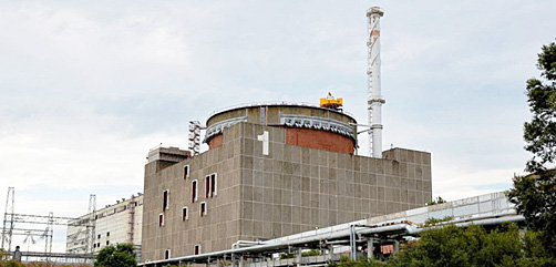 Reactor #1 of the Zaporizhzhia Nuclear Power Station in Ukraine. - ALLOW IMAGES